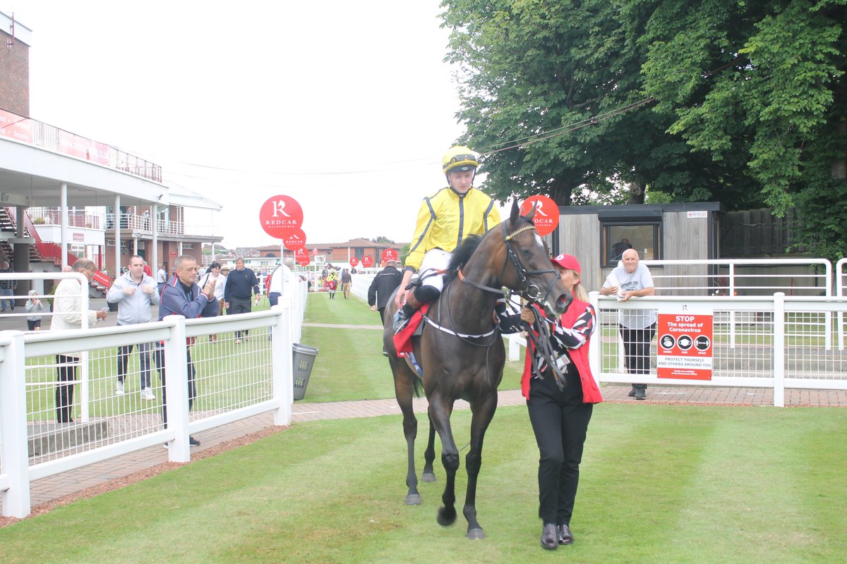 First UK winner for 5lbs claimer Adam Farragher as the William Haggas-trained Sweet Believer comfortably takes The racingtv.com Straight-Mile Series Handicap Stakes. Adam, who came over from Ireland 6 weeks ago, said: 'It's an honour to be associated with the stable.'