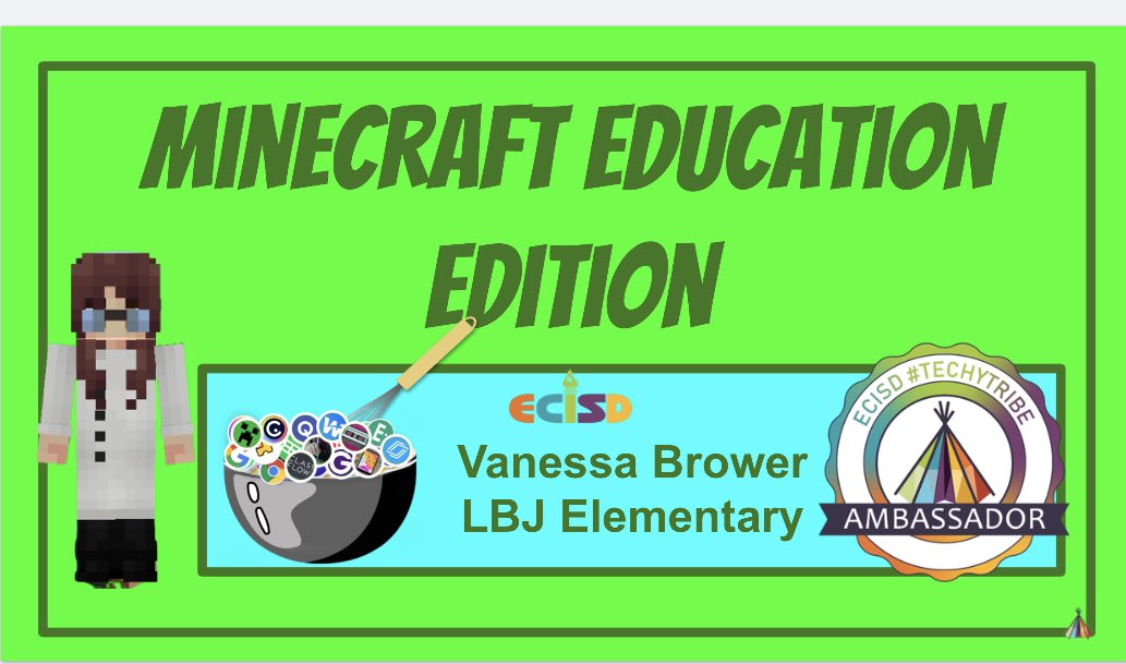 puffyhearttchr's tweet image. Coming up next hour, my @TechECISD #EdTechSummit21 session, Mind-mapping with Minecraft Education Edition!