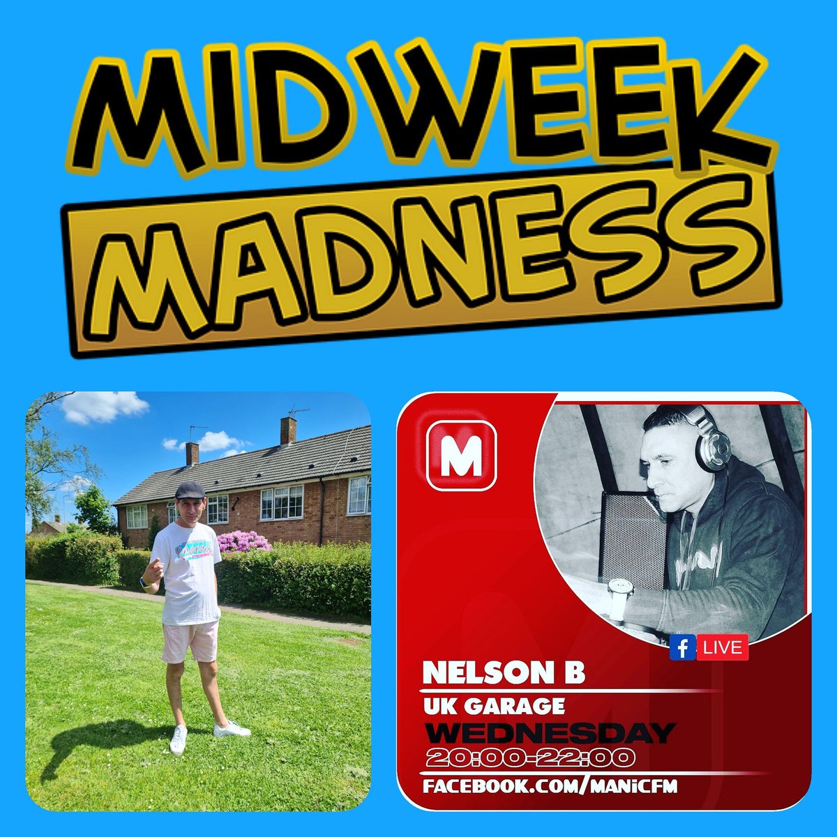 djnelsonbizzle's tweet photo. The #MidWeekMadnessShow Is Back 2Nite From 8-10pm #ManicFm #FaceBookLive Please Like & Share ππ€π https://t.co/c09UAQvJn6