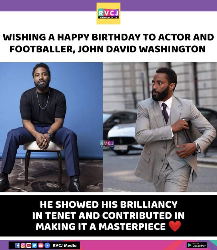 Happy birthday John David Washington   