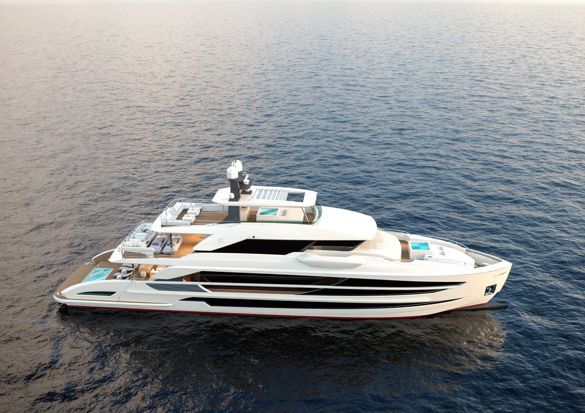 HorizonYachtEU's tweet photo. In collaboration with Dutch designer Cor D. Rover, we are pleased to share the latest renderings of the FD-Series' flagship, the Horizon #FD125.⚓💙

Tell us what you think!

//

#HorizonYachts #DefineYourHorizon https://t.co/E3IXePcQsj