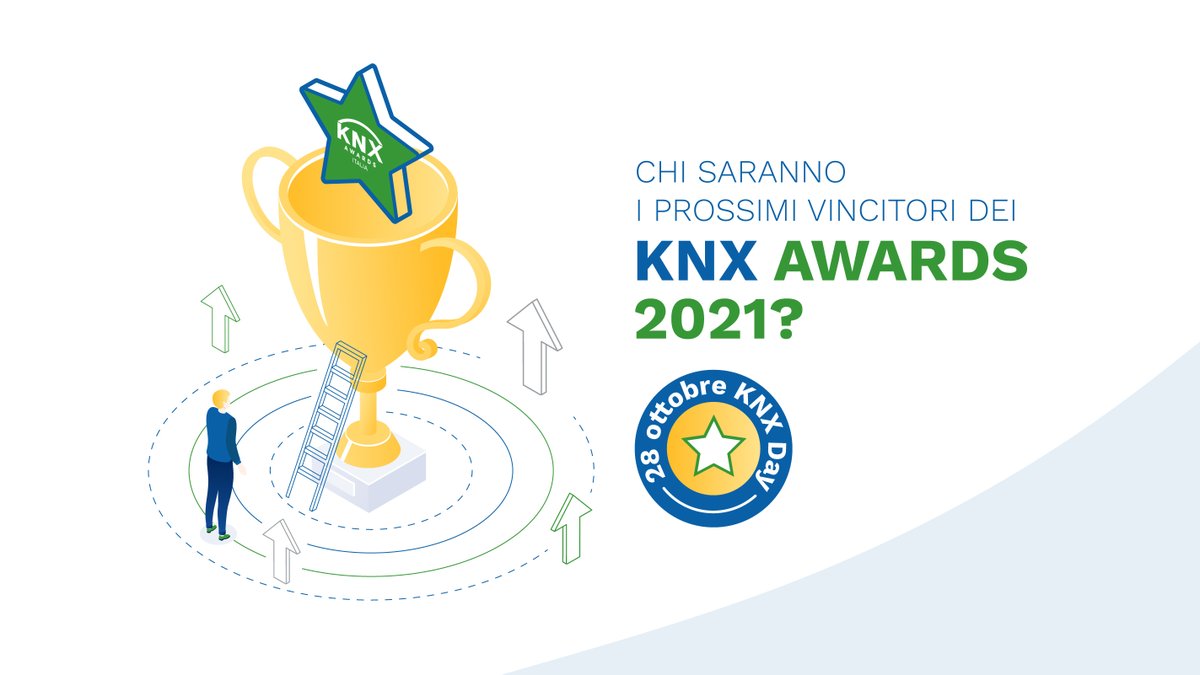 KNXItalia's tweet photo. Hai già inviato la tua candidatura per i KNX AWARDS 2021? Cosa aspetti? Le iscrizioni si chiuderanno il 15 settembre 2021.
Candidati al seguente link: https://t.co/rJdN9bBbcR https://t.co/JMn26hvwXx