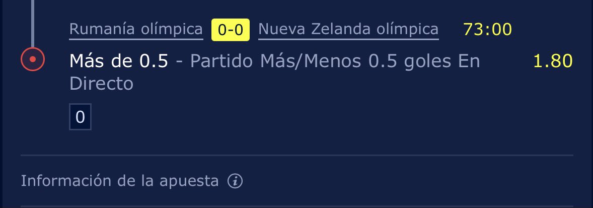 BetLineOficial's tweet photo. Apuesta en directo!! 🚨🚨 #rumania #nuevazelanda #jjoo #apuestasdeportivas #apuestas #bet https://t.co/IdF98DtvKM