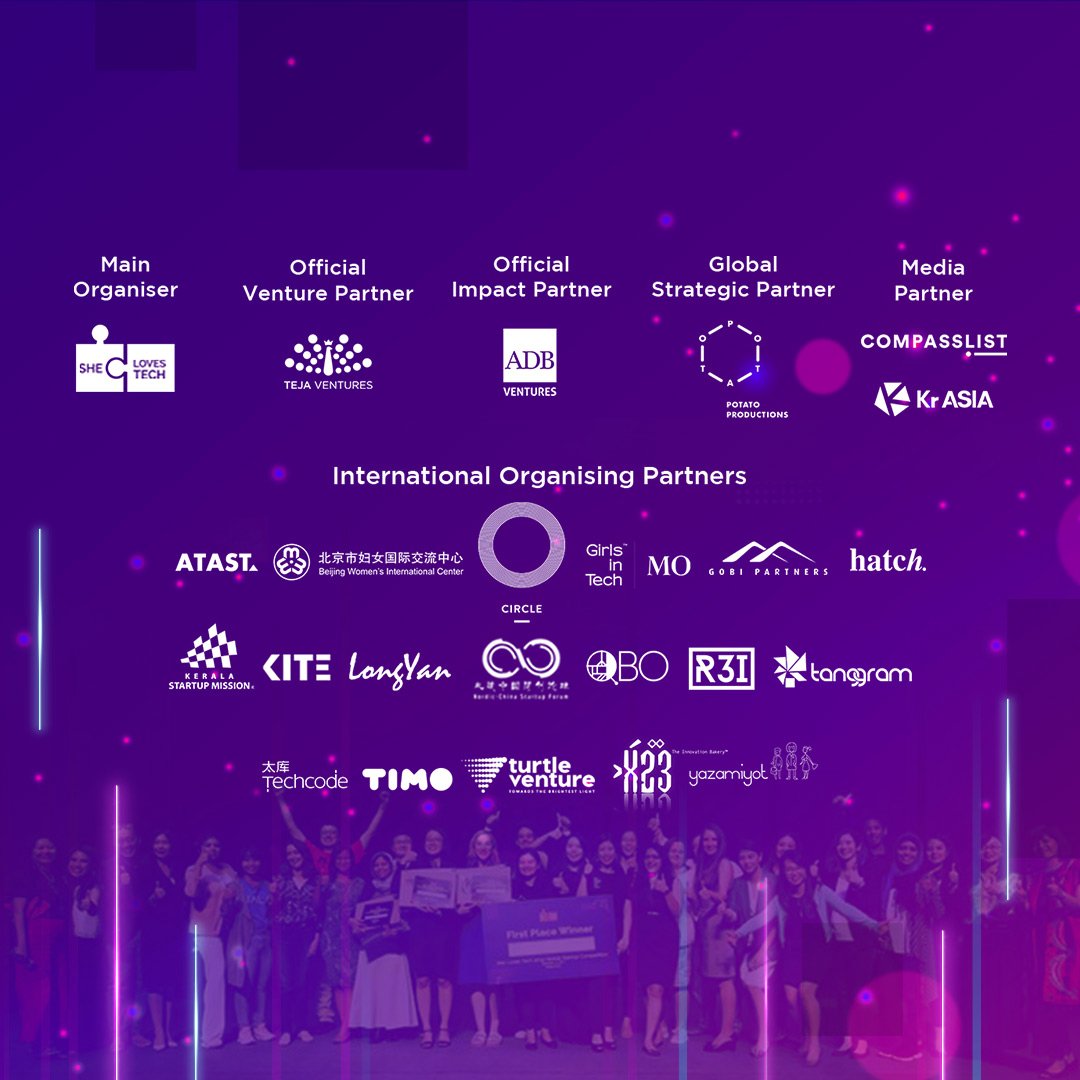 📢  DEADLINE EXTENSION ALERT 📢
Hurray! You have two extra week to apply to compete in the #SheLovesTech2021 Competition. We are extending the deadline of registration until August 15 at 11:59 pm (GMT +8). 

#womenintechnology #shetechscharge #femalefounders #tech #startip