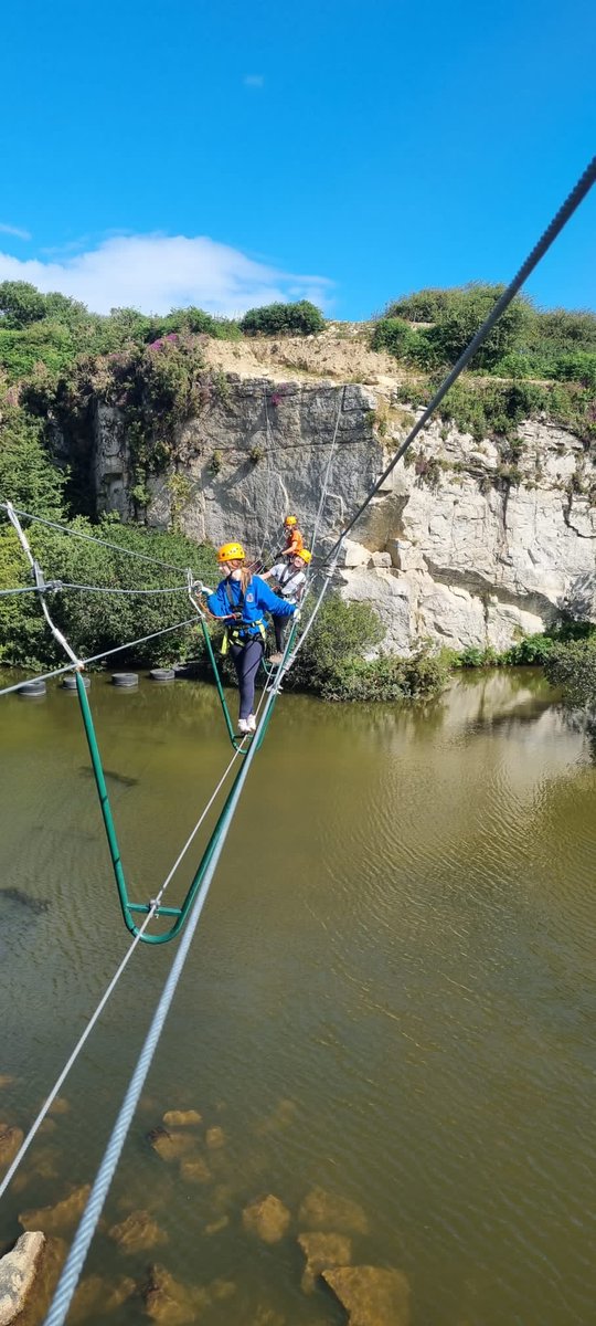 Westminster Award day 3 begins! Quick round of via ferrata / vienetta safari (delete as appropriate) and off to Land’s End for a guided tour, led by our finalists.