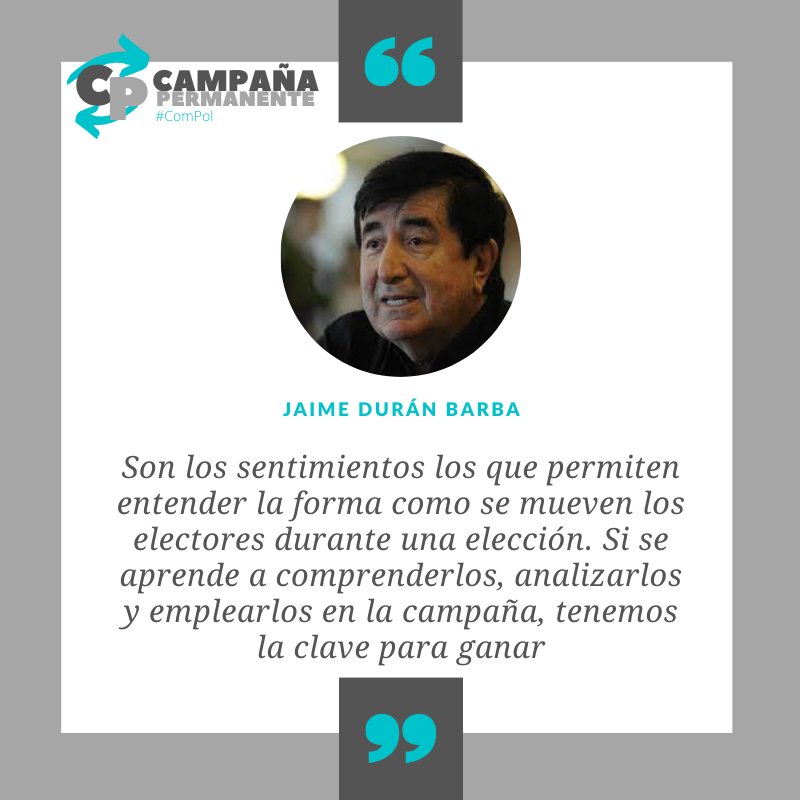 🫂 Para llegar a los electores necesitamos comprender que sienten como indica Durán Barba.