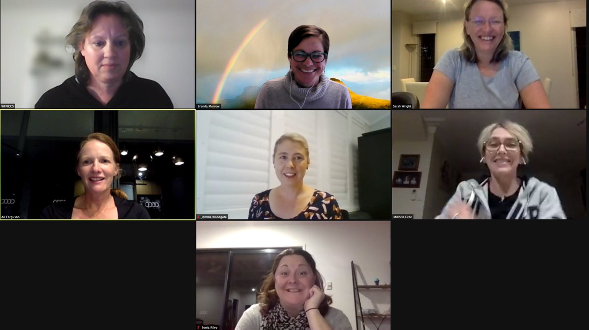First ever webinar presented by members of our inaugural  #AHPWFPICCS Committee!!! 121 participants so far from across the globe and amazing interdisciplinary faculty. So proud of this initiative!!! <a href="/alifergly/">Ali Ferguson PICU PT</a> @SarahWright1970 <a href="/CreeMichele/">Michele Cree</a> <a href="/soniastam2/">Sonia Riley</a> <a href="/WFPICCS/">WFPICCS</a>  #PedsICU