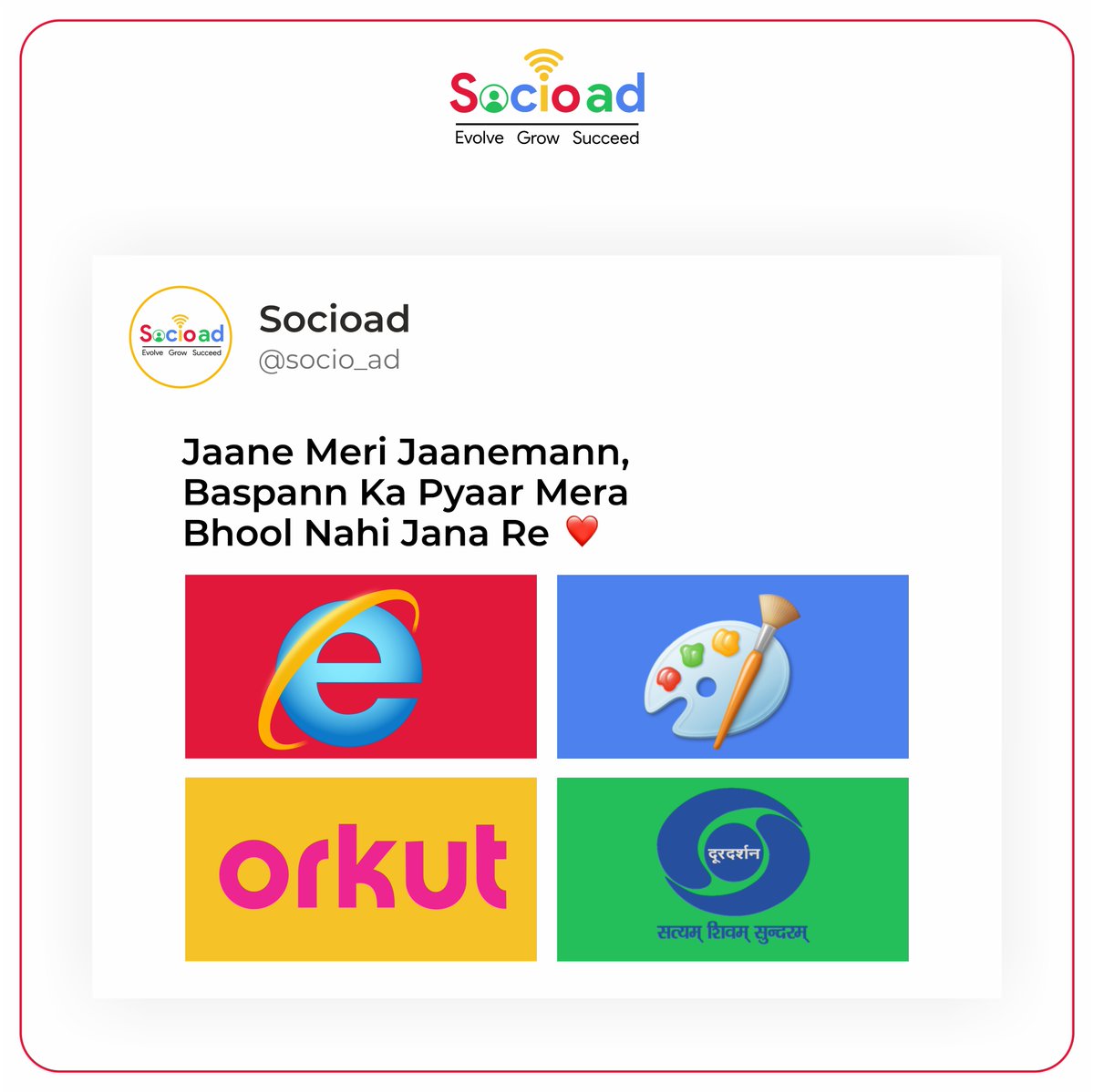 socio_ad's tweet photo. Brands that we cannot forget

#pyaar #merebaspankapyar #marketing #advertising #advertisingagency #advertisingagencyinpune #marketingservices #digitalmarketing #socialmediamarketing #seo #social #business #branding #entrepreneur #onlinemarketing #marketingdigital #socioad https://t.co/myCDLU4t9W