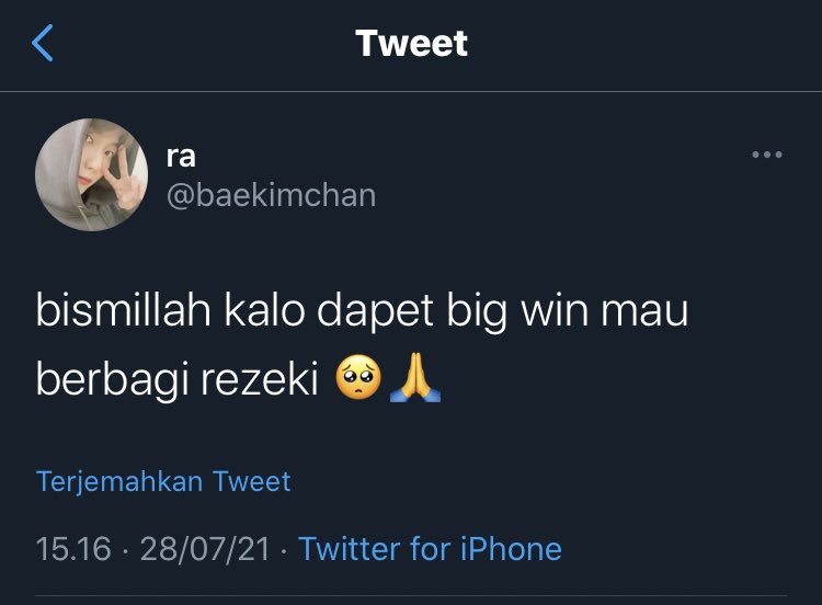 winpv2's tweet photo. ‼️Giveaway saldo dana/spay ‼️

alhamdulillah akhirnya aku bisa ngerasain big win dan aku mau bagi sedikit rezeki 💗

💰 50k untuk 2 orang (masing” 25k)

✨ Rules : 
▪️follow aku (siapapun boleh ikutan dan akan aku fb)
▪️like dan rt tweet ini 

end: besok malam https://t.co/tcJA9d4Uhz