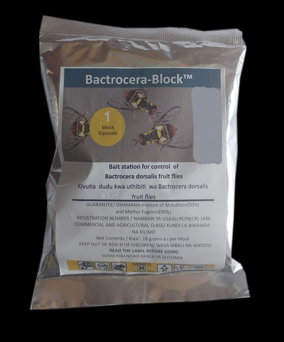 WandaAgGroupLtd's tweet photo. Ladies and gentlemen‼️
It's about time we end the FEAST of Bactrocera dorsalis (fruit flies) on our fruits.
Champion the health of your own fruits by acquiring this bactrocera block today💯
Place your order through 0800 720 617
#WAG
#togetherwegrow
#pamojatufaulu
#healthyfruits https://t.co/xwxE0ldSPk