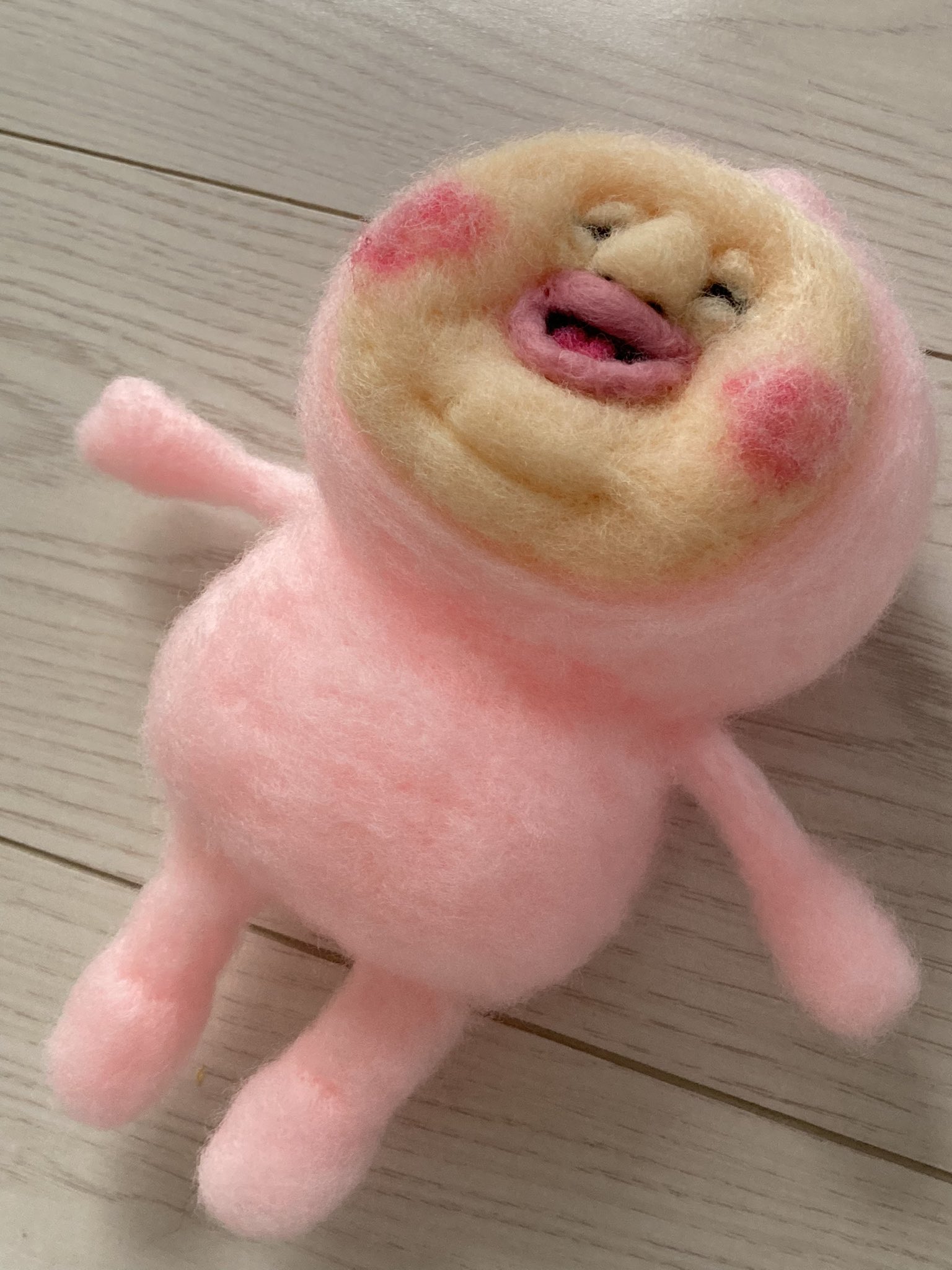 カクレモモジリ こびとずかん 揺さぶら 羊毛フェルト