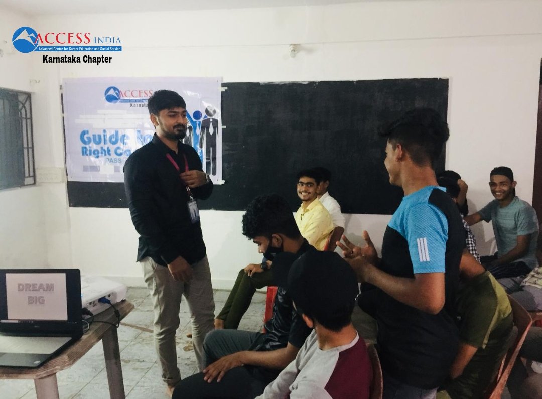 AccessKar's tweet photo. Access India Mangalore Region, organized Career Guidance for SSLC and PUC students at Farangipete, Dakshina Kannada. Mr.Mazin Trainer of Acces India interacted with students on Dream Big. Mr.Harfaz took career guidance in brief.

For Career Guidance contact +917795506626 https://t.co/J6Am6Tes0w
