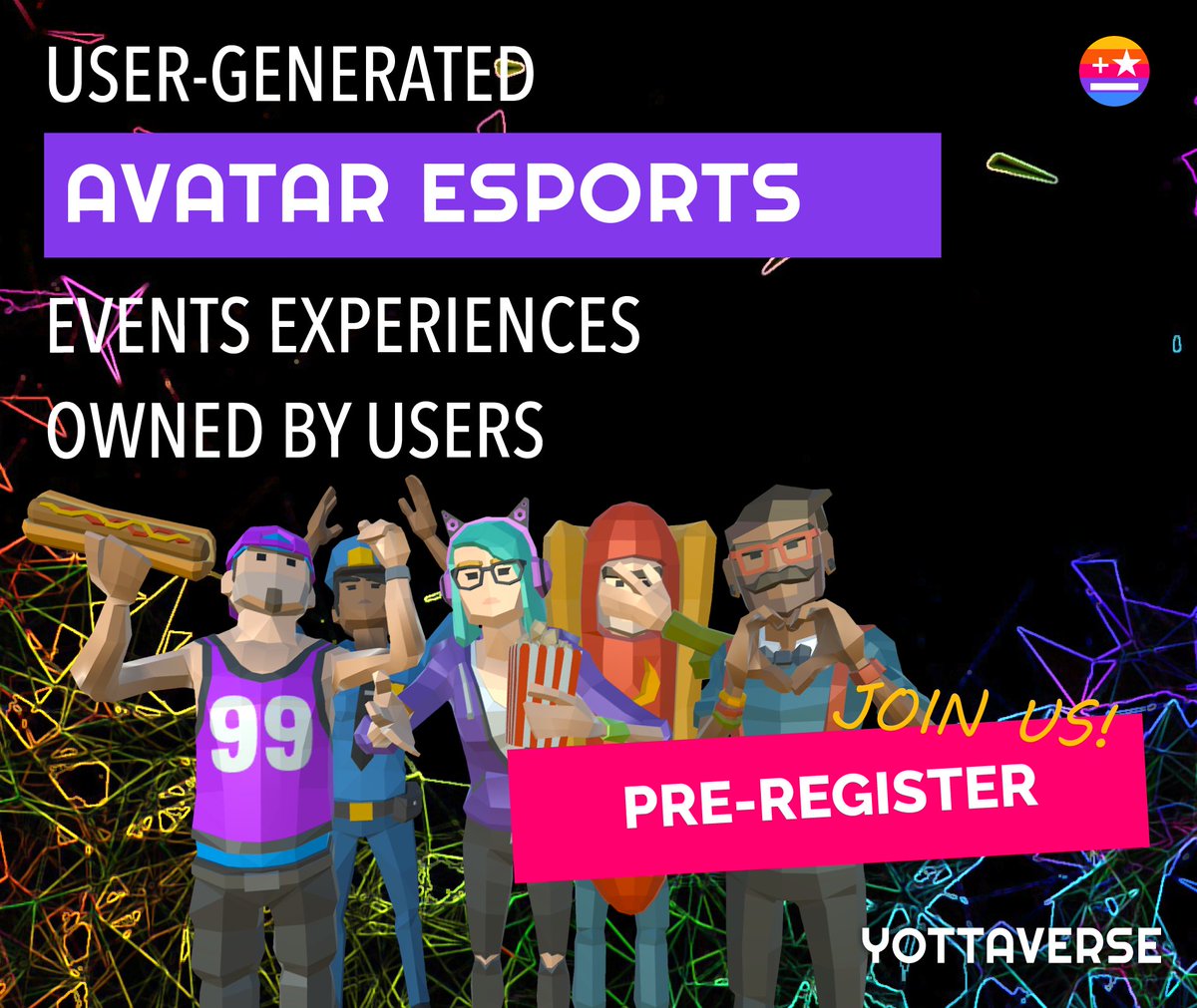 Yottaverse's tweet photo. Yottaverse is a virtual gaming platform that opens up new opportunities for esports players, teams, fans from all walks of life. We empower users to create, own, control their own avatar esports arenas and event experiences and earn without barriers. https://t.co/AbVTAwHNWM https://t.co/qhTI6ghuaS