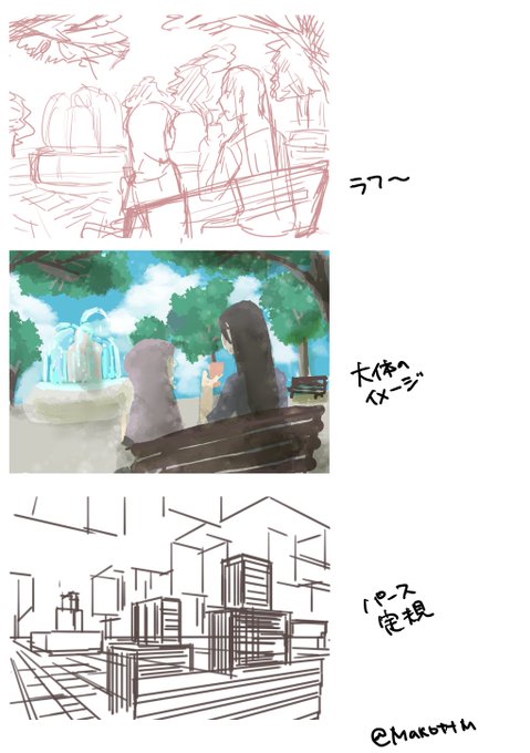 昨日の絵覚え書き https://t.co/t8ghqVw3Rs 