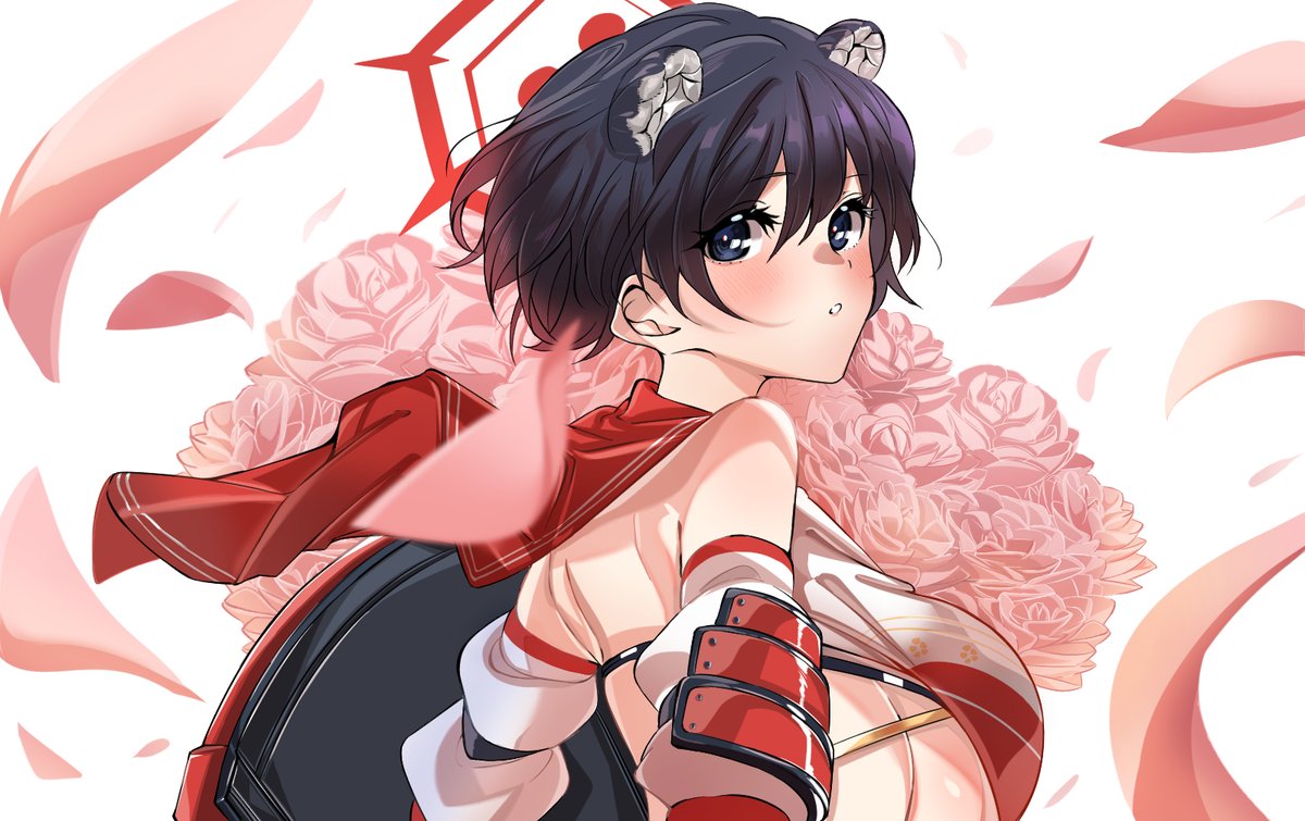 「#ブルアカ
ツバキ 」|こんやがやまだのイラスト