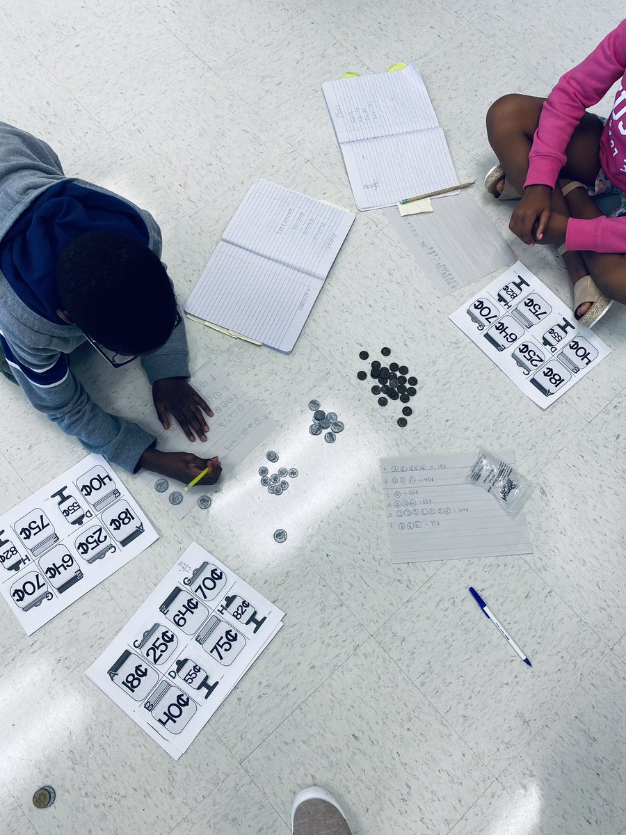 MabeCathleen's tweet image. We had so much fun in math working with money! The kids loved the hands on approach.. CPA is so important!!  #ccsrise2021