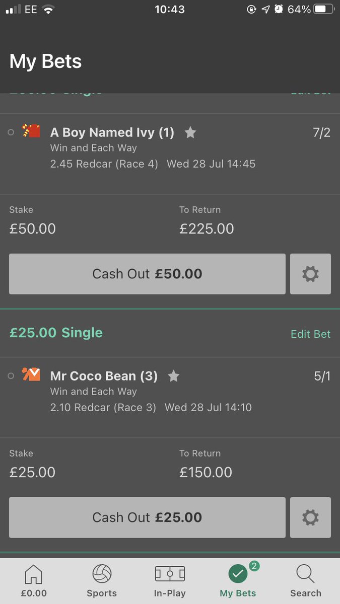 Dstansb_tips's tweet photo. My two horse picks for today at redcar:
2.10 Mr Cocobean
2.45 NAP A boy named ivy https://t.co/YmzTEBVMLr