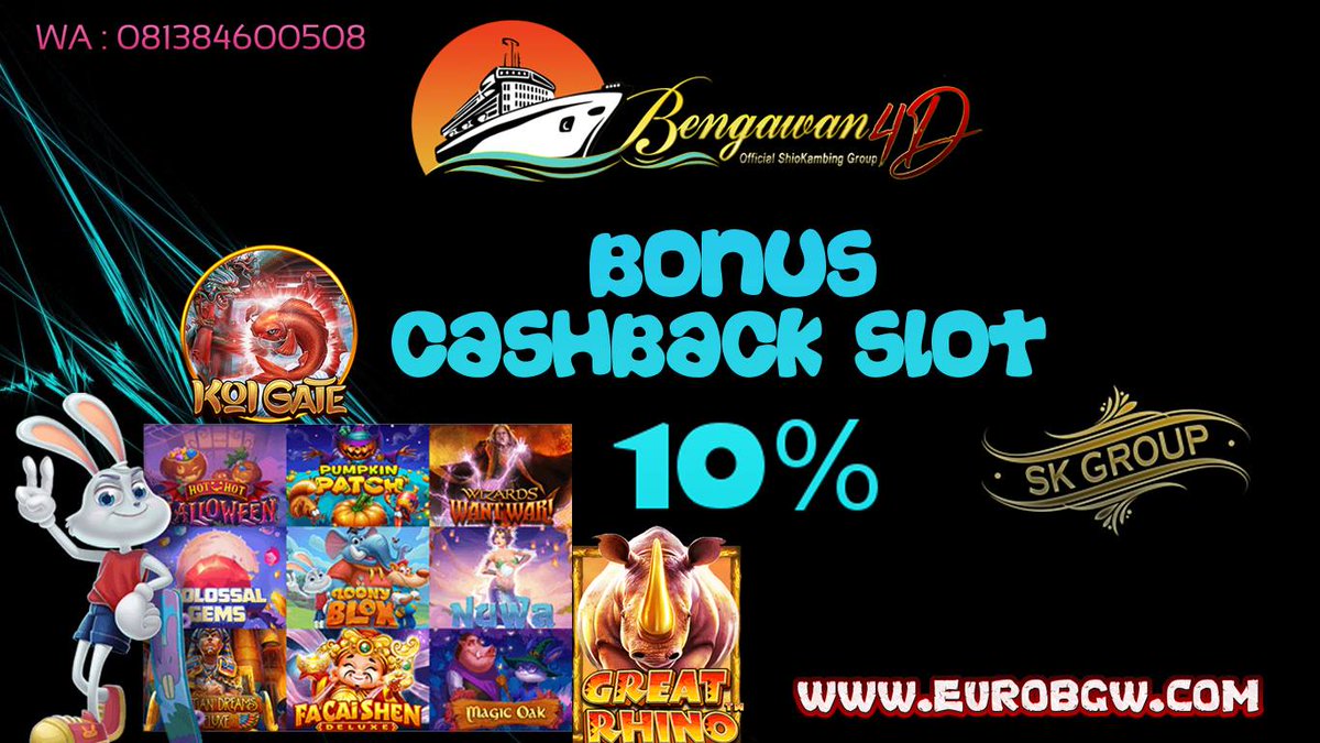marisatan8888's tweet photo. Cashback Sportbook 5%
Cashback Slot 10%
Cashback Casino 5% -10%
Cashback Togel 3%
Hanya Di Bengawan4D

Link : https://t.co/gSO5dvcuao

WA : +6281384600508

#Slot #Casino #Togel #IDNLive #SKGroup https://t.co/D4ZSLd81YG