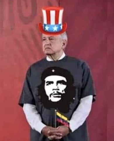 OSWALDORIOSM's tweet photo. ¡Buenos días, camaradas antiimperialistas! 

*Saludos también a sus hijos que viven en 🇺🇸 y a sus nietos que nacieron gringos. https://t.co/2tlttUnmpy