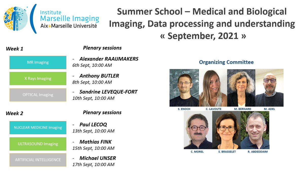 Institut Marseille Imaging (@mrs_imaging_amu) on Twitter photo SUMMER SCHOOL Sept 2021🧑🎓🔎👁️
<a href="/mrs_imaging_amu/">Institut Marseille Imaging</a>
|“Medical and biomedical Imaging, Data processing and understanding”
🤫already more than 180 registrants...
ℹ️: bit.ly/3iAeMM2
Registration required: bit.ly/3kTdi2D SUMMER SCHOOL Sept 2021🧑🎓🔎👁️
<a href="/mrs_imaging_amu/">Institut Marseille Imaging</a>
|“Medical and biomedical Imaging, Data processing and understanding”
🤫already more than 180 registrants...
ℹ️: bit.ly/3iAeMM2
Registration required: bit.ly/3kTdi2D