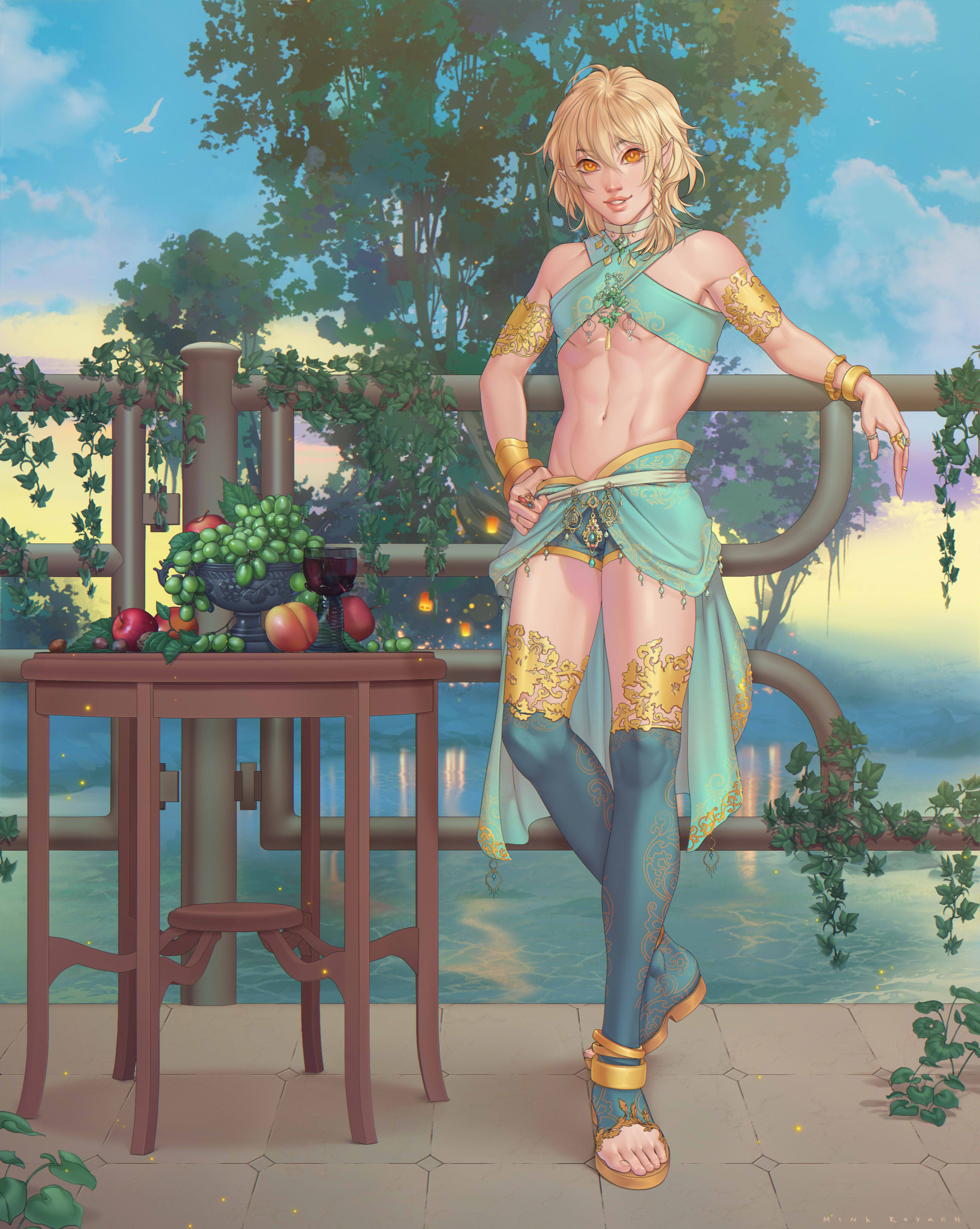 beautiful femboy Haha, here I am! I have a new job for you. It's a  commission for @Lunegx . Thanks to him for his interesting ideas and beautiful  femboy ~ #