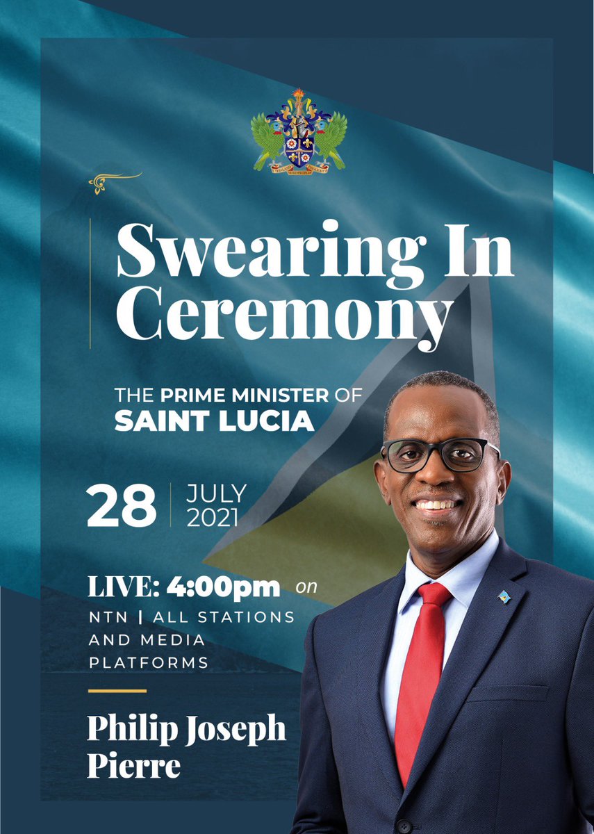 This evening, I will be sworn into office.  Please join me live on stations islandwide.