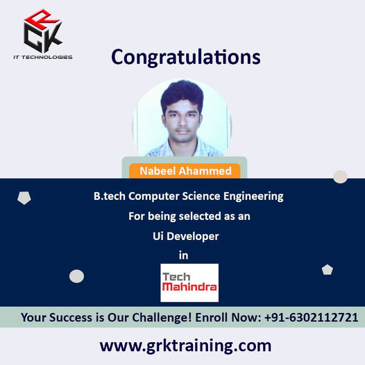 GrkTrainings's tweet photo. #recruitment #itjobs #ITindustry #placement #it #programming #programmer #Aptitude #Reasoning #SoftSkills #career #students #careergoals #dream #skillindia #fullstack #skillindiamission #jobs #career #recruitment #college #hiring #jobsearch #education #training  #GRKTraining https://t.co/rJWsfatLiE