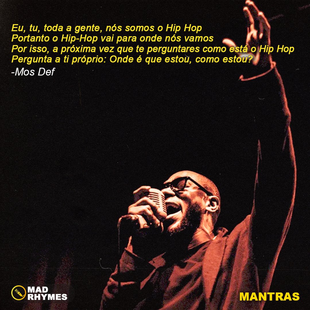 madrhymeshh's tweet photo. Mighty Mos Def e a relação pessoal que o Hip Hop cultiva nos ouvintes. https://t.co/nhRyOcrTvr