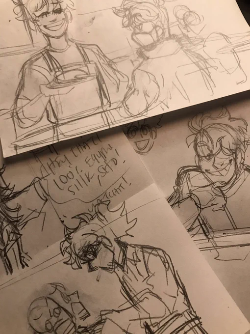 spilling tea at the Bakery #wip #mafiaau 