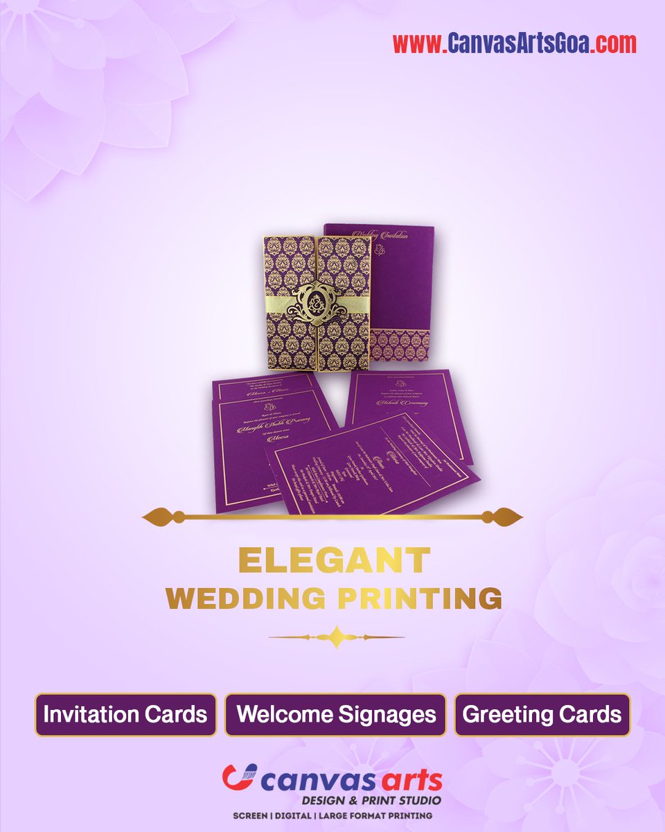 Let's make your most important day, even more memorable! 💒

DM us for wedding printing enquiries!

#Weddings #WeddinginGoa #WeddingCards #InvitationCarsds #WelcomeSigns #WelcomeBoards #CanvasArts #PhotoAlbums #GreetingCards