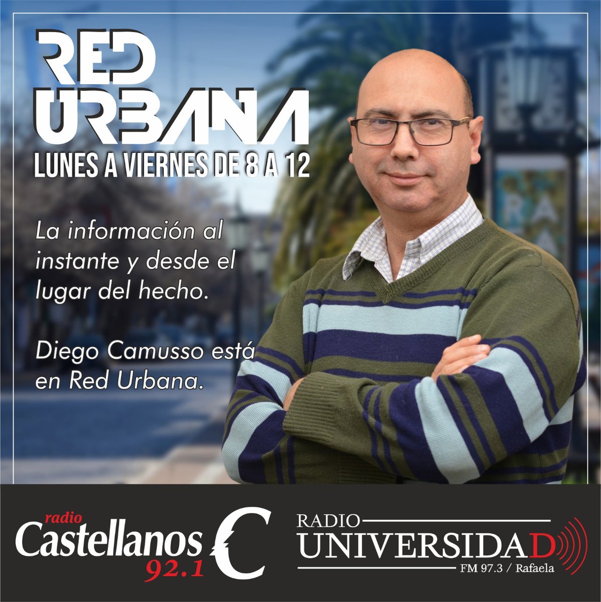 Universidad973's tweet photo. Quedate en casa que nosotros te informamos! 🙌🏻.

Hasta las 12 somos tu mejor compañía con #RedUrbana 💪🏻.

🎙Viví la mañana con #MarielaBorio junto a #HernanFagnola, #JavierColombo y un gran equipo!

#RadioUniversidad #RadioCastellanos 📻 https://t.co/v8T1EE7KFP