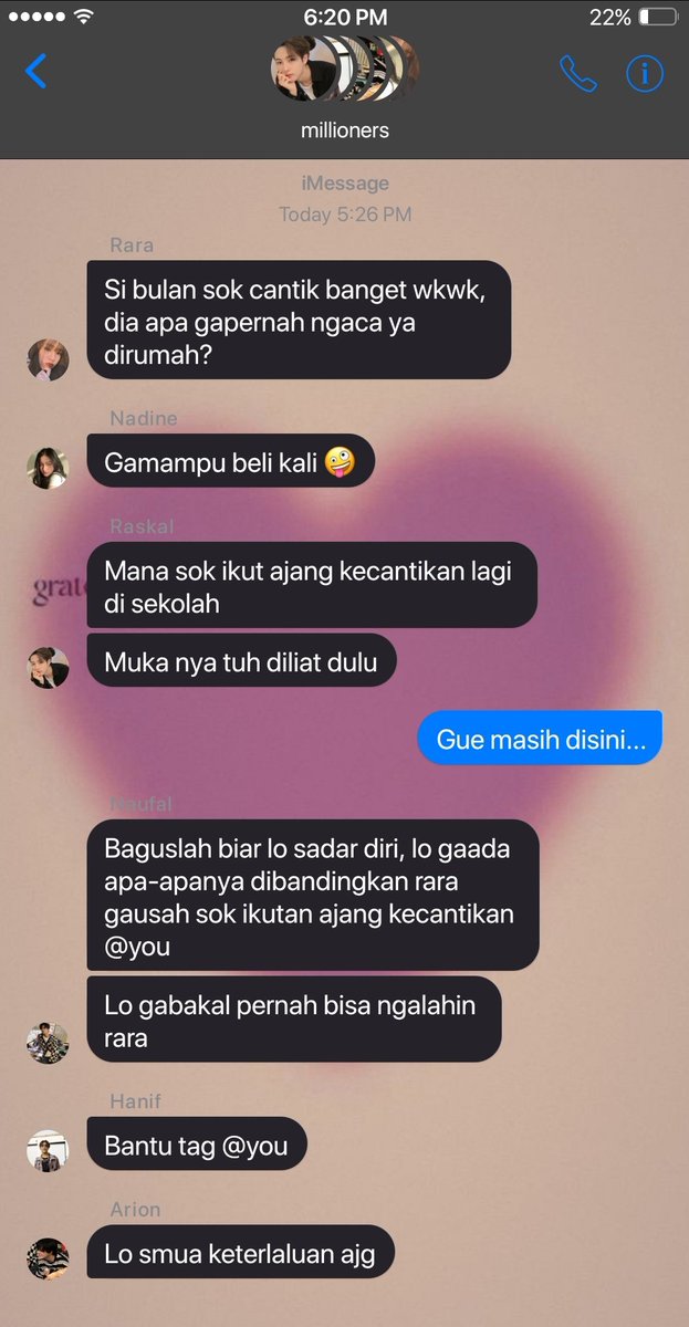 aftereighteens's tweet photo. ; NEBULA
"sadar diri ya bulan, lo tuh gaada apa-apanya dibandingkan rara."

✧ nct dream 00line's lokal au https://t.co/ndMEDMZ2nE