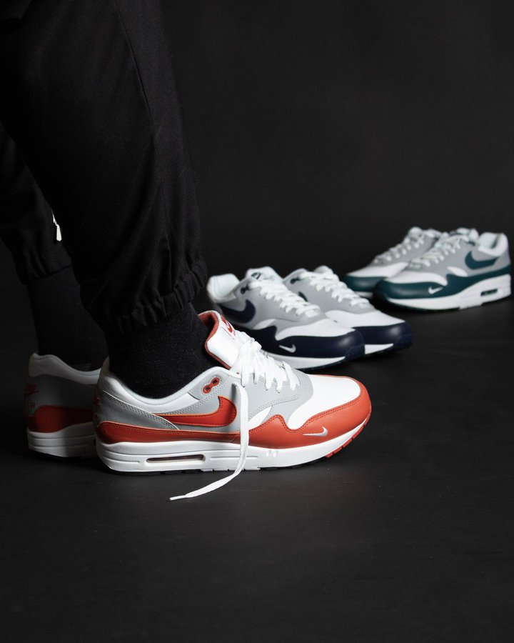 SOLELINKS on X: Ad: Nike Air Max 1 LV8 Pack dropped via Revolve Obsidian:  Teal Green: Martian Sunrise:   / X