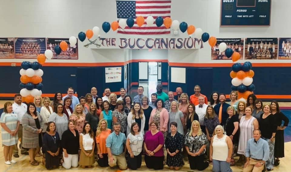 This is a 💙special group of educators🧡 who are ready to pour out their ❤️ and soul to ensure  a successful school year for all! #WeAre1 #GoBucs <a href="/JEric_Bowman/">Eric Bowman, Ed.D.</a> <a href="/DrJLovett/">Jay Lovett, Ed.D.</a> <a href="/Bostillknows/">Bryan ONeal</a> <a href="/meredithlew1/">Meredith Lewis</a> <a href="/leigh_lambSCS/">Leigh Lamb</a> @co_sumner <a href="/13kneal/">Karen Neal</a> <a href="/scottlangford72/">Scott Langford</a> @jhesson83 <a href="/kylecraighead85/">Kyle Craighead</a>