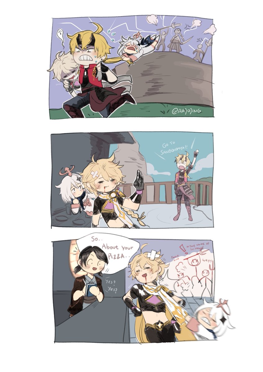 ⚠️[ Inazuma SPOILER ]⚠️

When you do main story quest > world quest 