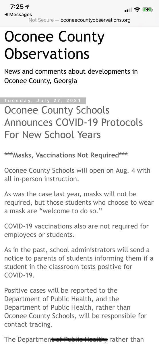 Mandi_C_Mathis's tweet photo. @AmberSchmidtke I live in Oconee County and my youngest is not eligible for the vaccine yet — how can this be our only option? https://t.co/WPfL2zDnJq