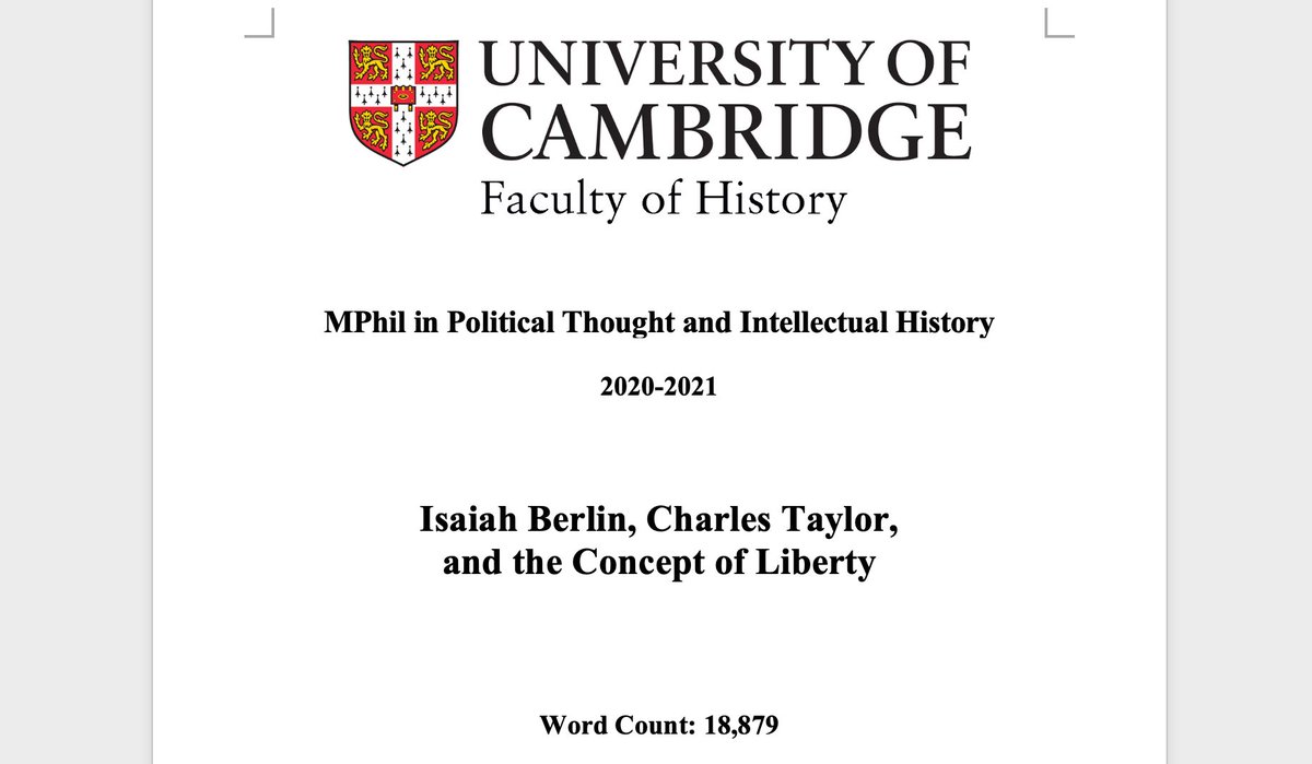 mkw38's tweet image. I am extremely pleased that my dissertation and overall MPhil performance merited a Distinction!