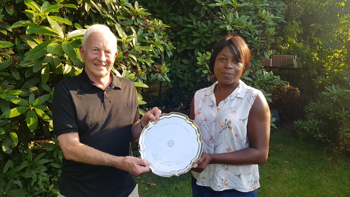 Our Chair, Mandy has been presented with an award for all her fabulous work supporting the club, the development of Rotary initiatives and setting up our #CommunityAllotment