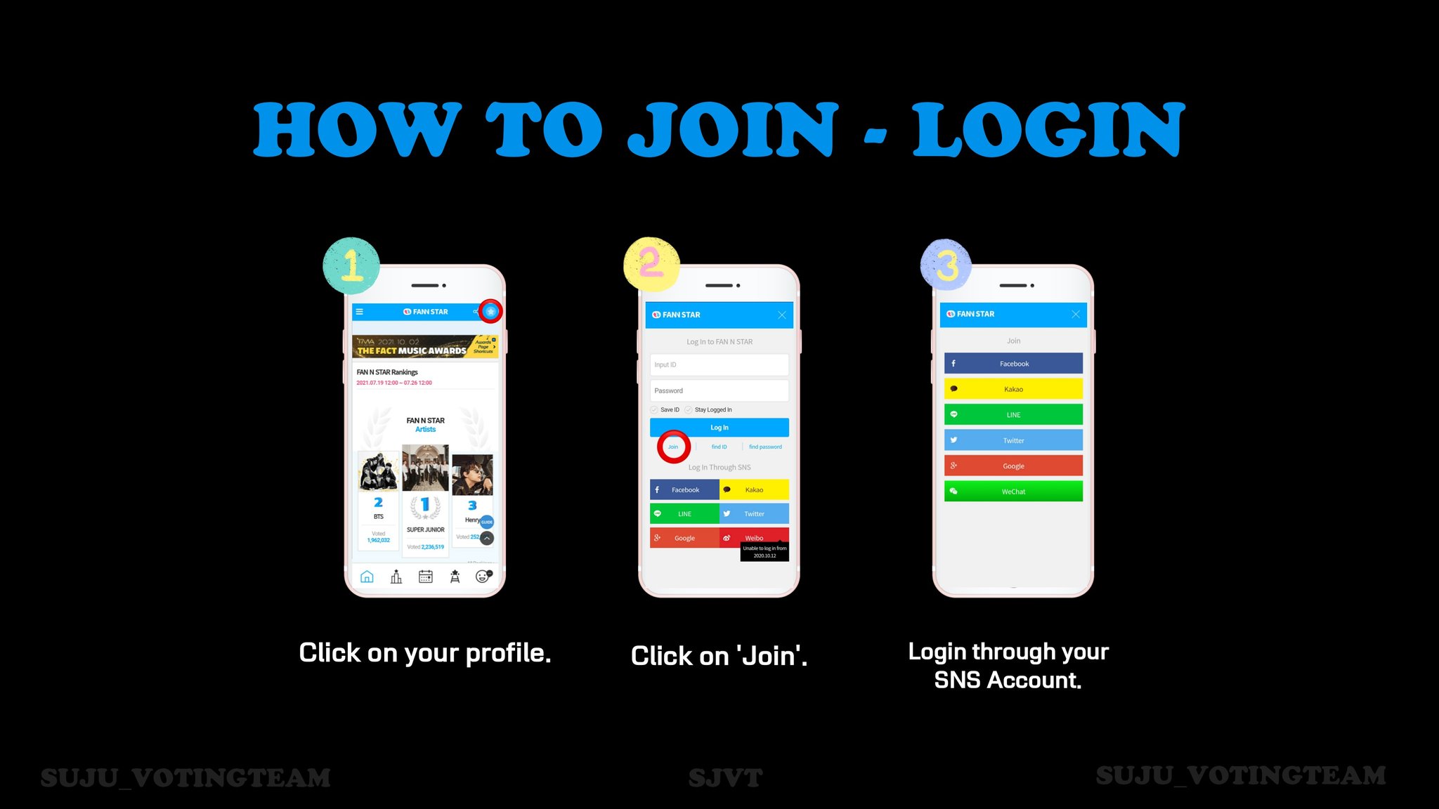 SJ Voting Team on Twitter "FAN N STAR TUTORIAL— THE FACT MUSIC AWARDS