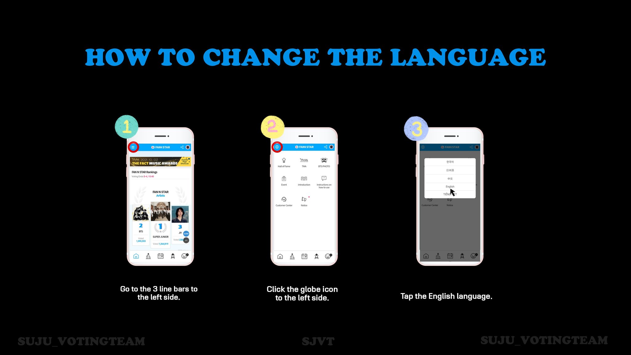 SJ Voting Team on Twitter "FAN N STAR TUTORIAL— THE FACT MUSIC AWARDS