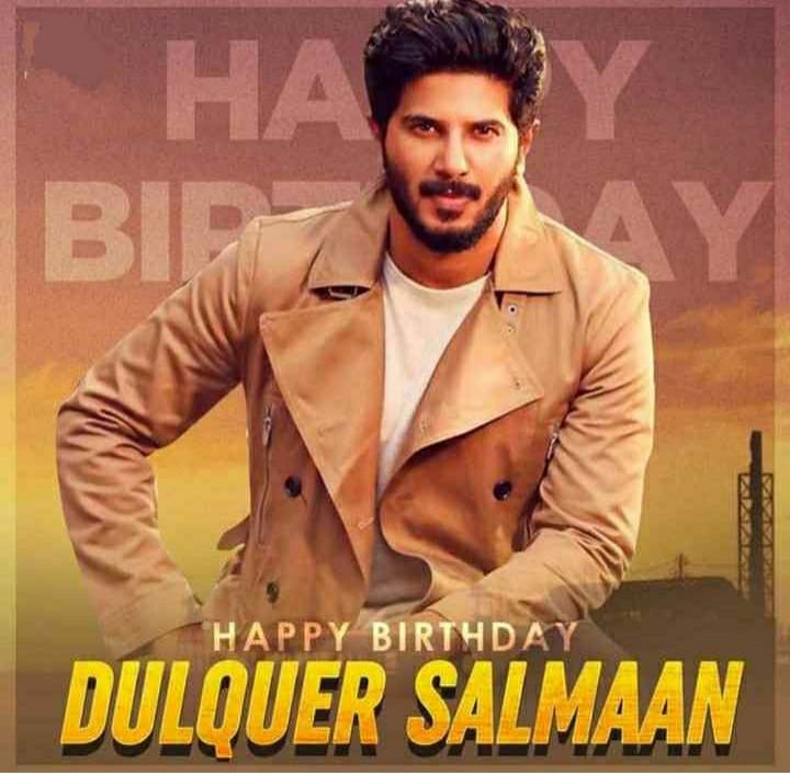 Wish you Happy birthday Dulquer Salmaan                                         