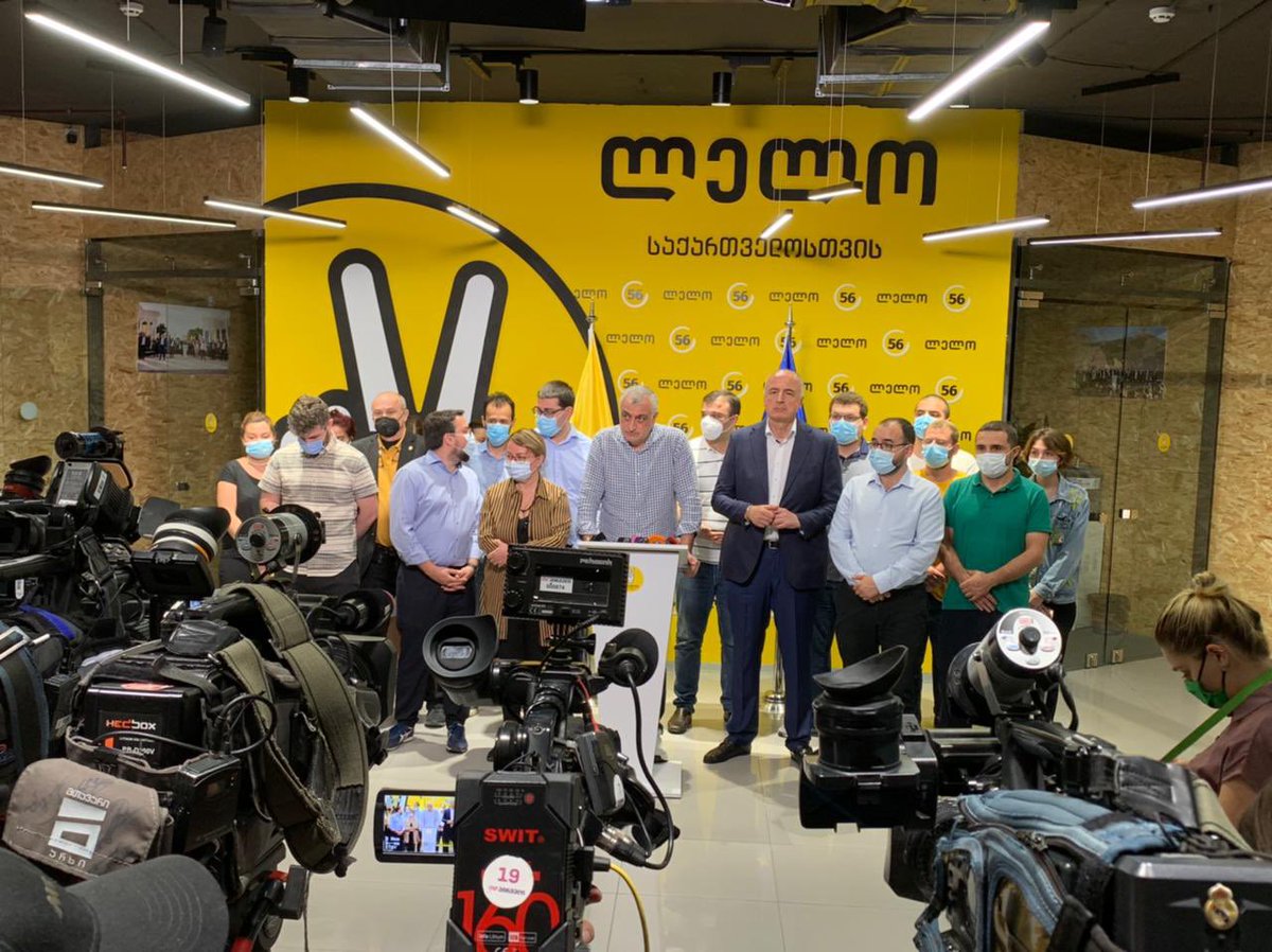 The GD has pulled out of the Michel Agreement. They've betrayed our Western partners, the Georgian people, peace ans stability. I invite the opposition to hold consultations on the way forward, that could include boycotting the local elections.