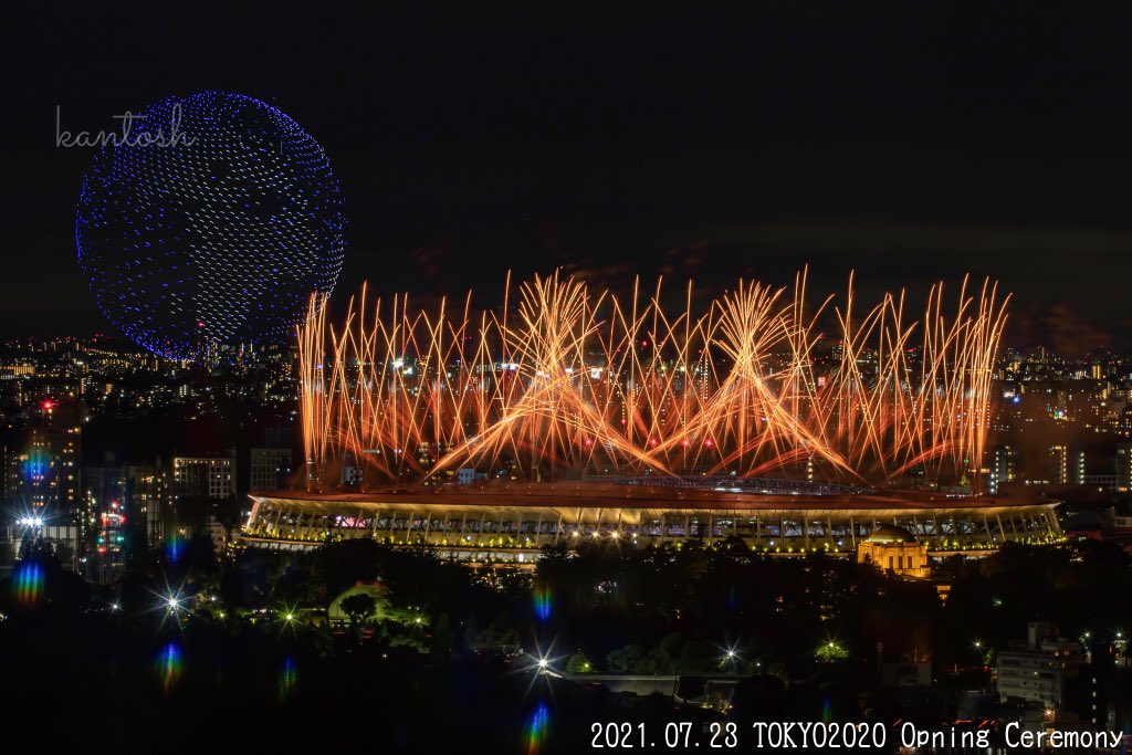 東京オリンピック閉会式の花火の時間は何時から 見れる場所はどこ