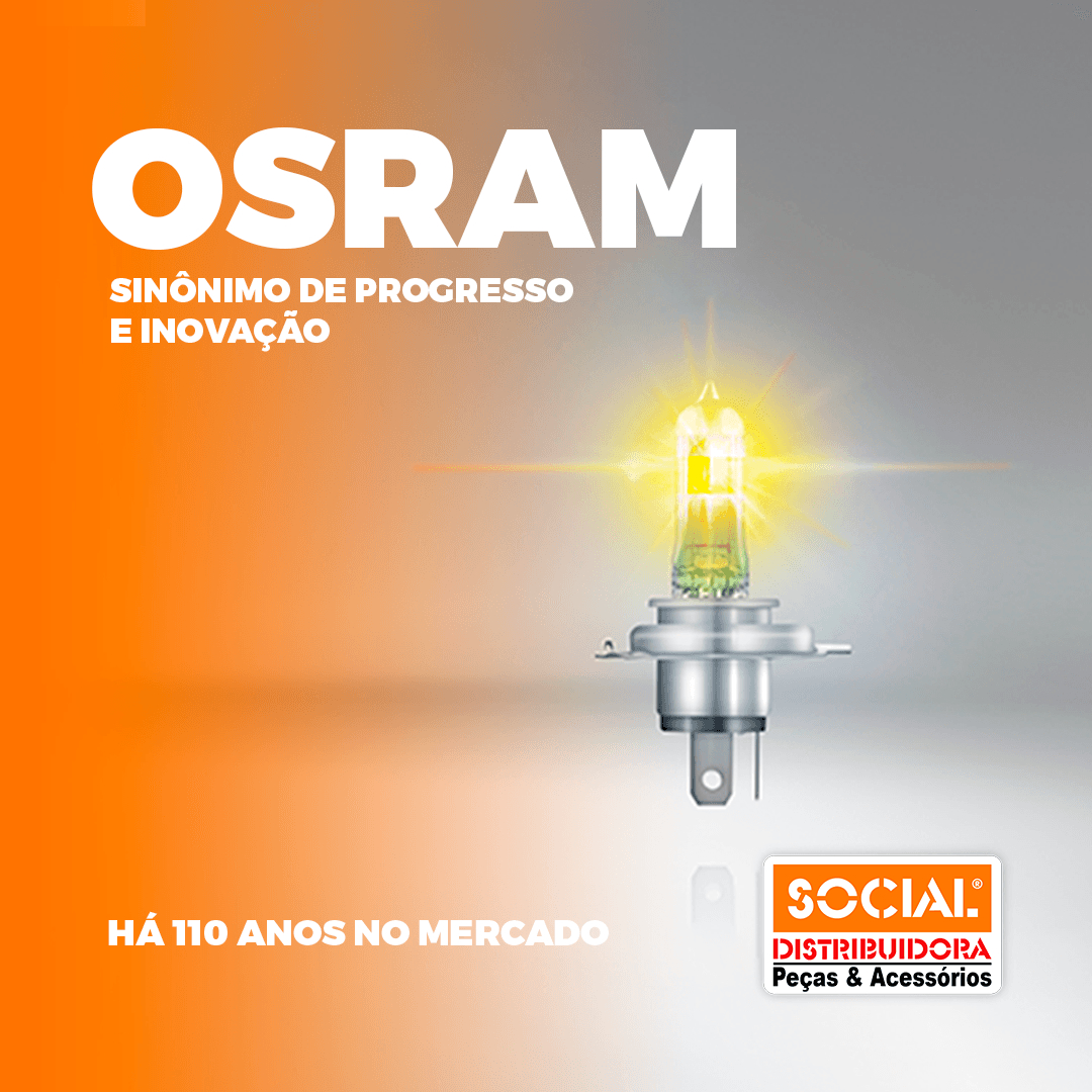 Sinônimo de progresso e inovação, a nossa fornecedora Osran é forte no setor de iluminação, está há 110 anos no mercado e conta com um portifólio com mais de 5.000 produtos com tecnologias de ponta, e além das lâmpadas comuns, a Osran leva aos seus consumidores as mais modernas