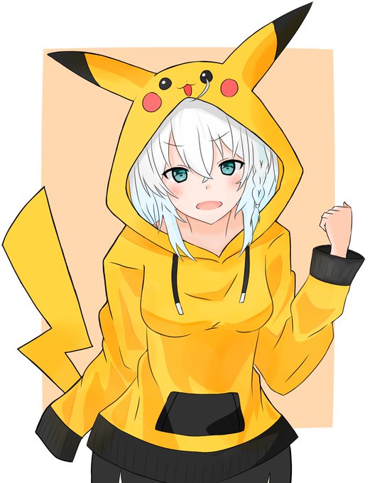 ピカチュウなフブキ
「次の試合も頑張りましょ!」
#絵フブキ 