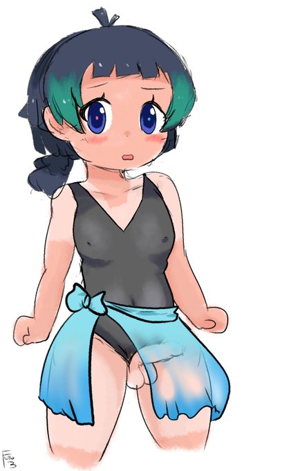 日焼けキュルルちゃん(カリフォルニアアシカコス) 