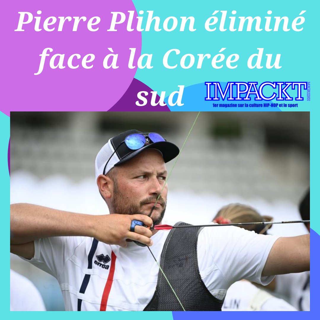 Impacktmagazine's tweet photo. Aujourd'hui, le français Pierre Plihon à été éliminé face au Sud coréen Kim Woojin.

#ImpactMagazine #actu #sport #jo20 #jo21 #jotokyo #tiralarc https://t.co/VXFUCa1Gjf