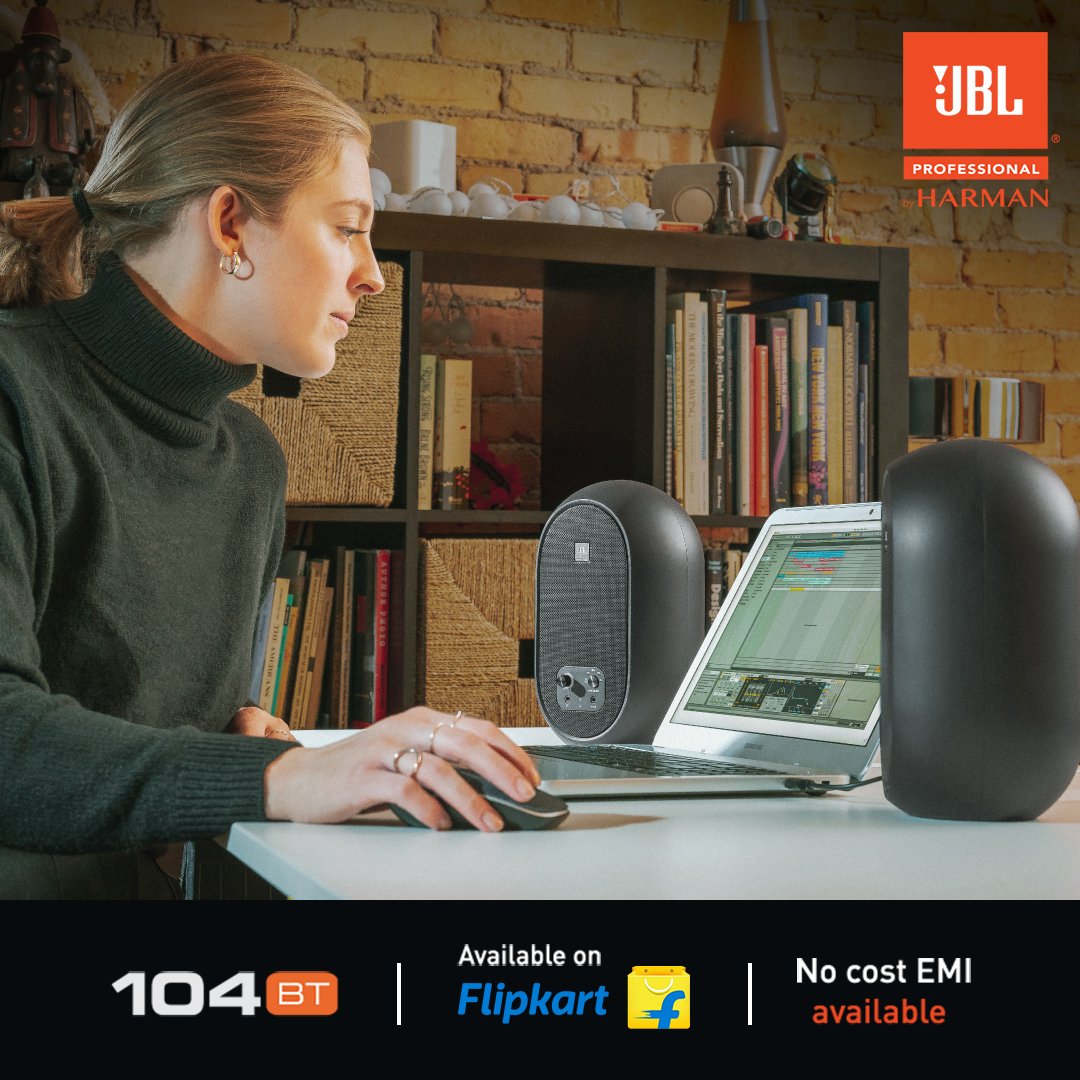 HarmanProIndia's tweet photo. Elevate your creative projects with legendary JBL sound that you can take anywhere your creativity leads you. Get the JBL Pro 104BT desktop monitors on Flipkart at exciting prices. Shop now: https://t.co/cKeNiHldr8

#HARMANProIndia #desktopmonitor #contentcreation #flipkart https://t.co/mg0UArZs7j