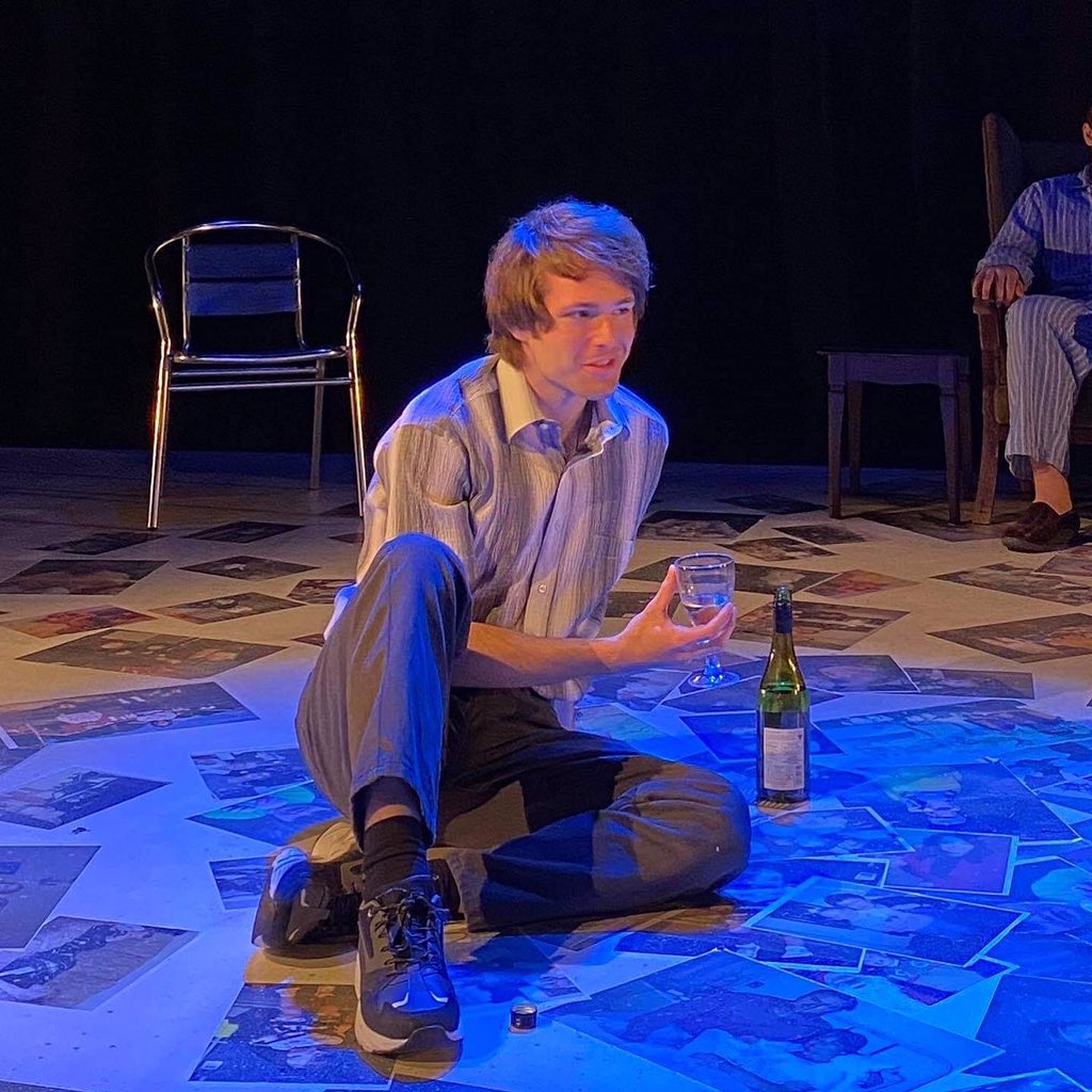 Jack_Moorby's tweet photo. In rehearsal for ‘On the Shore of the Wide World’, as John Robinson. Directed by @alaknights and acting alongside @rachelsimzy - Coming September. Many thanks to @indiabarnett0 for the pics! https://t.co/AOlIaTlNbY