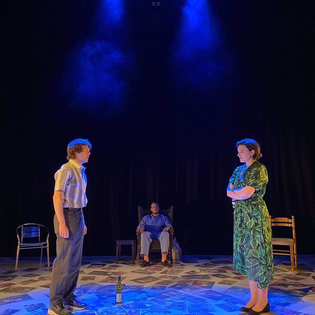 Jack_Moorby's tweet photo. In rehearsal for ‘On the Shore of the Wide World’, as John Robinson. Directed by @alaknights and acting alongside @rachelsimzy - Coming September. Many thanks to @indiabarnett0 for the pics! https://t.co/AOlIaTlNbY